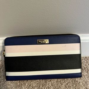 Kate spade blue pink and white